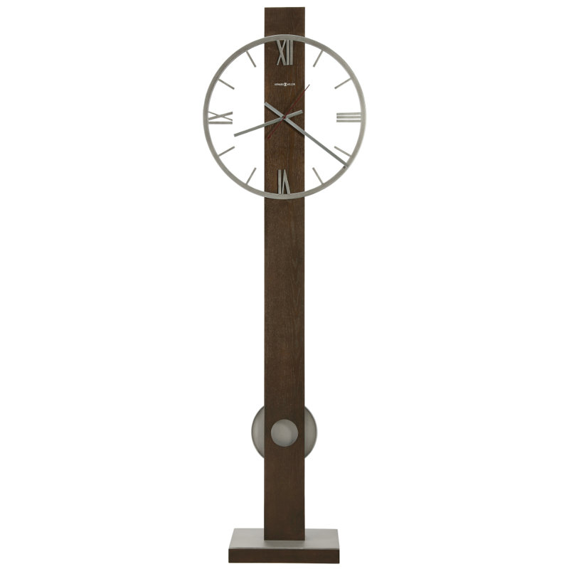 Halo 80" Solid Wood Floor Clock