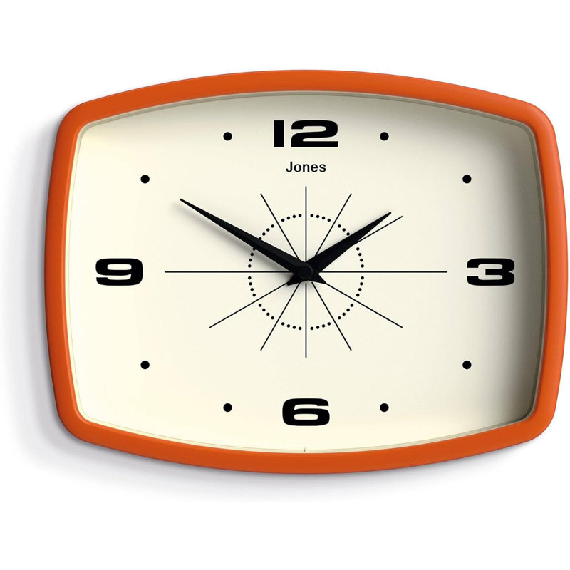Movie Wall Clock | Rectangular Retro Clock | 10 inch