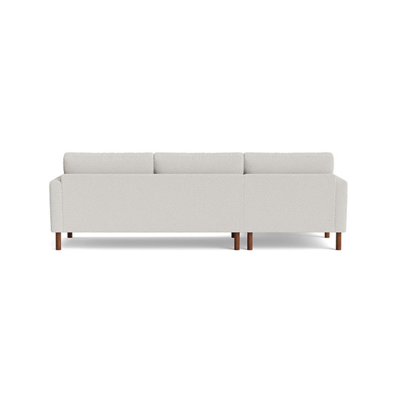 Laguna Chaise Sectional, Left Hand Facing, Performance Weave - Carrot