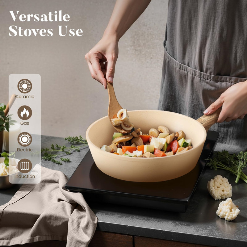 12 - Piece Non-Stick Aluminum Cookware Set