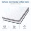 Matelas, matelas hybride, ressorts ensachés individuellement, fermeté moyenne-536763207-536763205