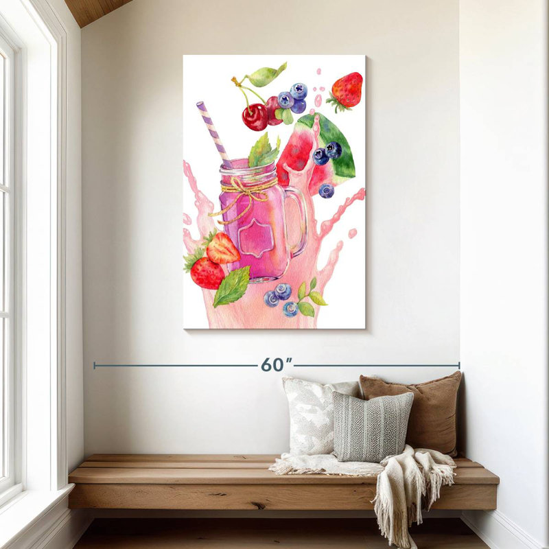 Yarlin Smoothie Splash, 45" H x 30" W