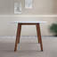 Table de salle à manger Minimalist Mid Century Modern White Top