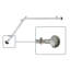 Tringle à rideaux simple réglable 0,75 "Sayers-385735880-385735890