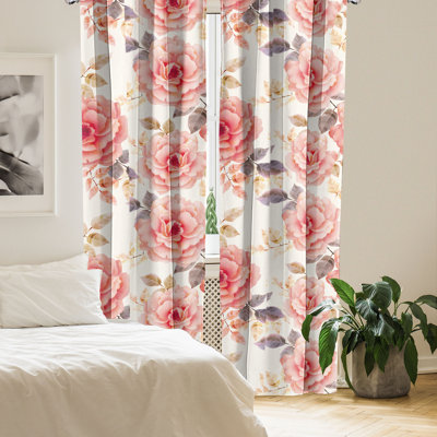 Keyri Semi Sheer Curtain Pair