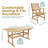 Hatteras 7-Piece Acacia Wood Outdoor Dining Set