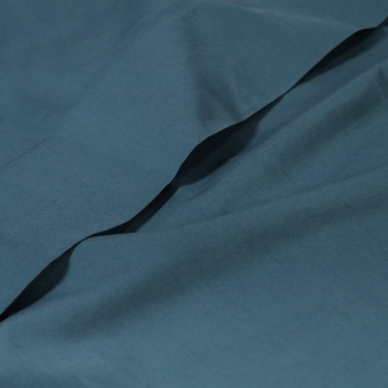 Navy Blue Cotton Percale Embroidered King Sheet Set