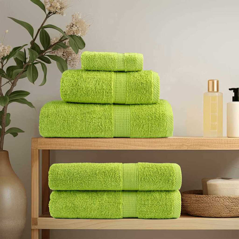 100% Cotton Mulit-Size Set, Apple Green