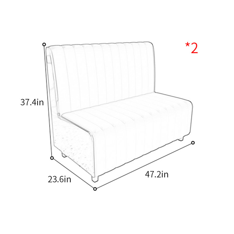 Banc de rangement Nordic Modern Cafe, Brun / vert