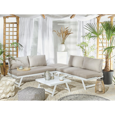 Munise 4 Seater Corner Sofa Set