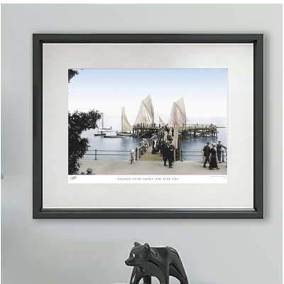 Grange-over-Sands, The Pier 1914 by Francis Frith - Single Picture Frame Print