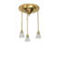 Amiley 3 - Light Gold Cluster Pendant
