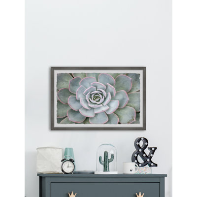 Pink Edges - Single Picture Frame Painting