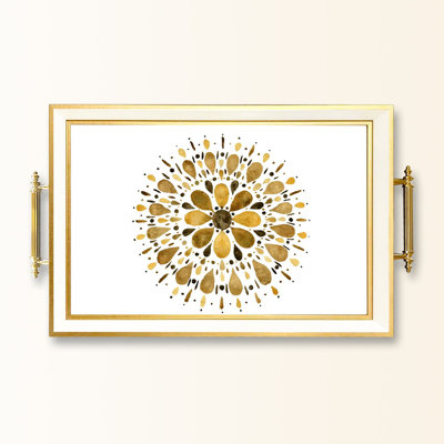 Elegant Glass Tray, 19.7 x 11.4 x 1.4 inches | 100% Durable Glass Construction | Easy to Clean with Damp Cloth | Ideal for Serving, Decorative Display, and Organizing | Stylish Addition to Home Décor