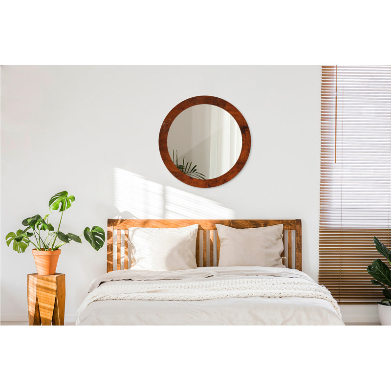 Huldar Glass Flat Wall Mirror