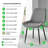 Simsbury Velvet Modern Upholstered Quilt Stitched Tapered Metal Leg Luxury Dining Chairs-855698037-855698032