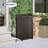 Resin Manual Lift Outdoor Trash/Recycling Bins-105077039-105077042