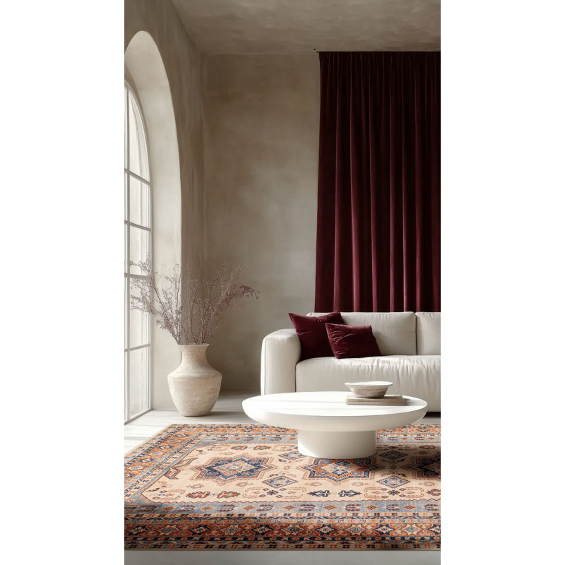 Tapis ivoire Finest Ghazni 8 pi 4 po x 10 pi 5 po