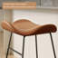 Ensemble de 2 chaises d'appoint orange et noir-1107213237-1107213242