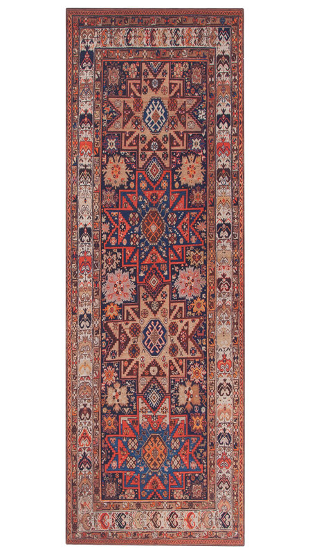 Vivace Hand Woven Multicolour Indoor Rug, Runner 66 x 200cm