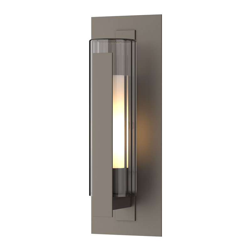 Coastal Oil Rubbed Bronze Outdoor Flush Mount, Coastal Dark Smoke, Clear