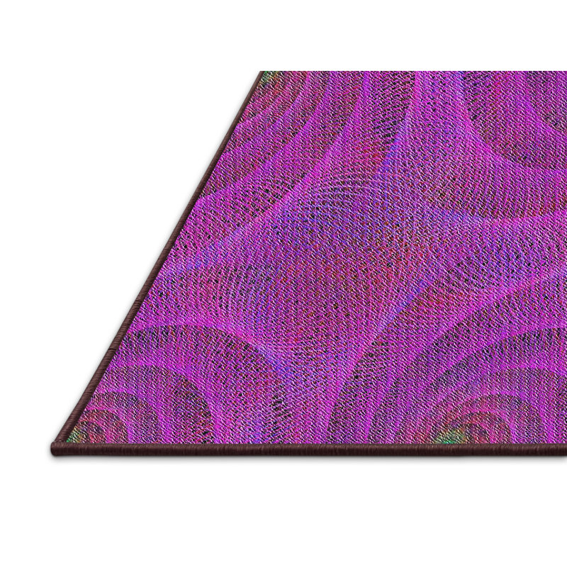 Tapis abstrait mauve, Rectangle 5 pi x 7 pi