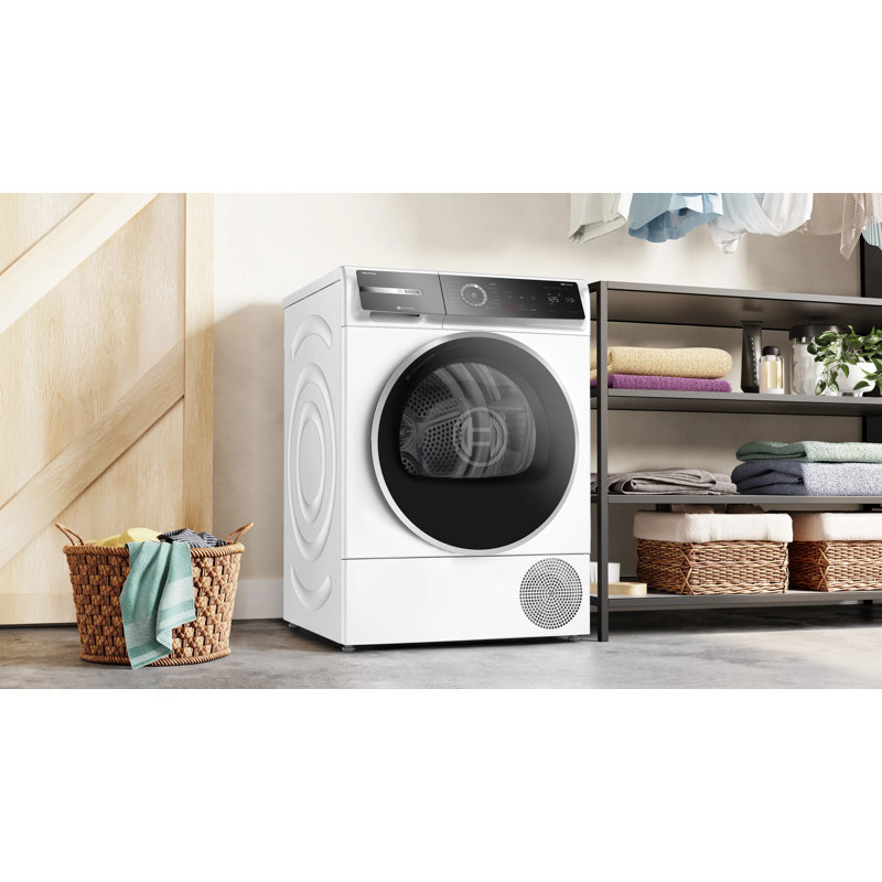 Bosch 500 Series Electric Ventless Dryer With Heat Pump 24 Inch in White