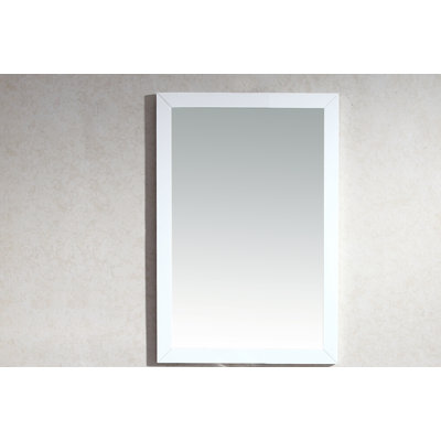 Markes Wood Flat Wall Mirror