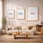 Peinture décorative sur toile encadrée