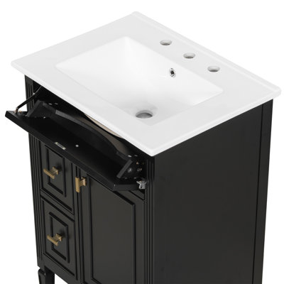Meuble-lavabo de salle de bain avec lavabo