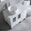 Mane 36.6'' Single Bathroom Vanity Set with Mirror and Sink-1585057440