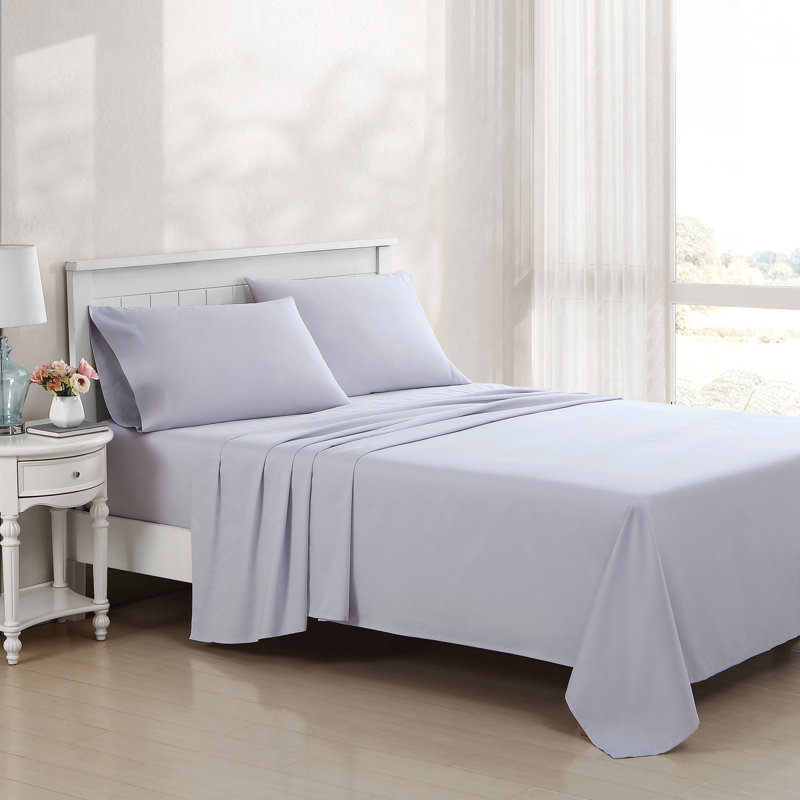 Queen Pink Cotton Polyester Deep Pocket Sheet Set
