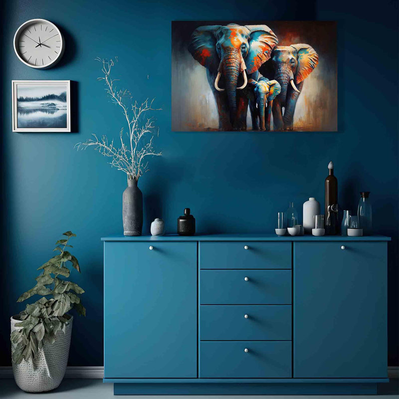 Animals Canvas Wall Decor, 101cm H x 76cm W x 1cm D