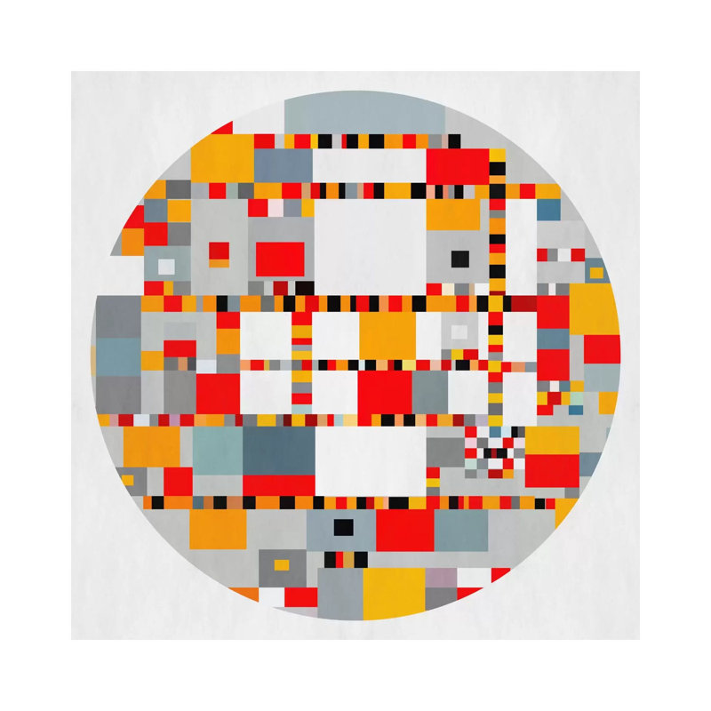 View Through A Kaleidoscope Ll by 5by5collective - Wrapped Canvas Print, 66.04 cm H x 66.04 cm W x 3.175 cm D
