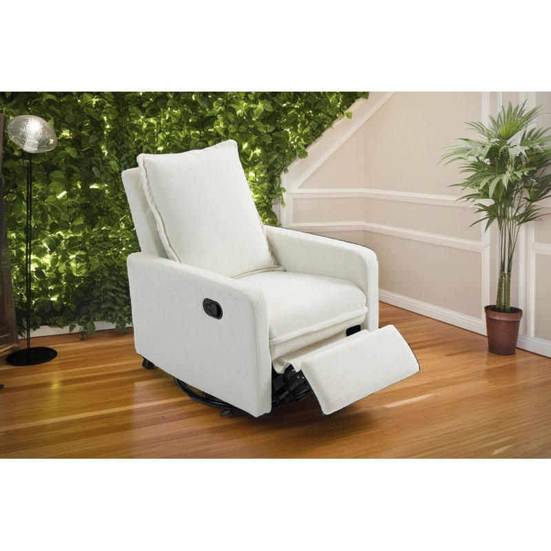 Fauteuil inclinable et pivotant à 360 ° - Inclinaison manuelle par boucle - Revêtement court en velours - Polyvalent dans plusieurs pièces?