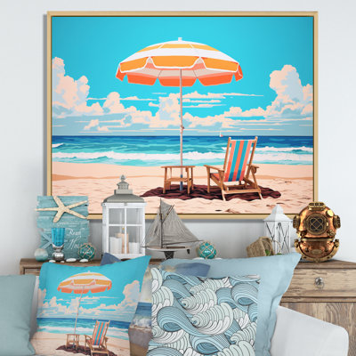 «Beach Chairs Dream I» sur toile
