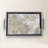 Elegant Glass Tray, 19.7 x 11.4 x 1.4 inches | 100% Durable Glass Construction | Easy to Clean with Damp Cloth | Ideal for Serving, Decorative Display, and Organizing | Stylish Addition to Home Décor-1404951290