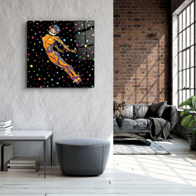 Superbe peinture décorative en verre trempé de 19,7 po x 19,7 po | 100% verre trempé, épaisseur: 0,16 pouce | Impression UV pour des couleurs éclatantes | Parfait pour la décoration intérieure, le salon ou le bureau