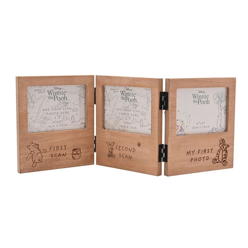 Disney Winnie The Pooh Folding Multi Aperture Scan Frame