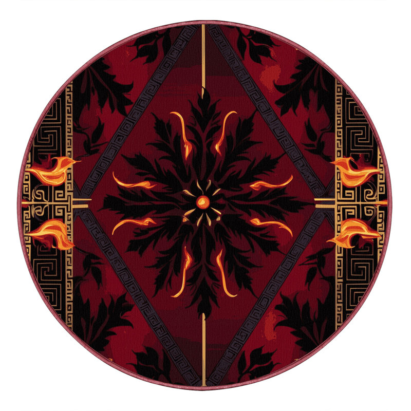 Tapis Guirlande FABLE, Rond 4 pi