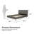 Daphne Upholstered Platform Bed-1140625944-1140625948