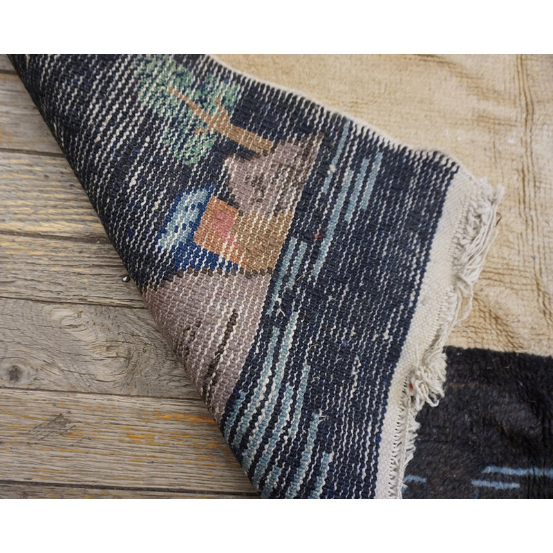 Handmade Wool Floral Area Rug