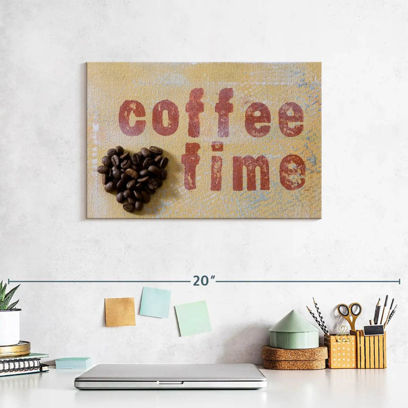 Tergel Coffee Time Typography, 8" H x 12" W