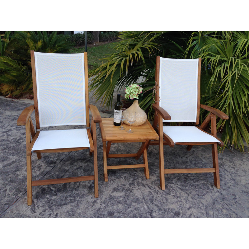 Miami Outdoor Square Teak Side Table