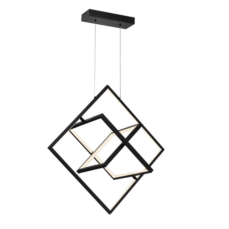 Patryk 3 - Light LED Unique/Statement Pendant, 60" H x 10.6" W x 19.8" D