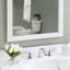 Meuble-lavabo simple 54 po avec plateau intégré et lavabo avec miroir Stovall-903922410