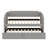 Velvet Upholstered Daybed With Pop Up Trundle-379249400