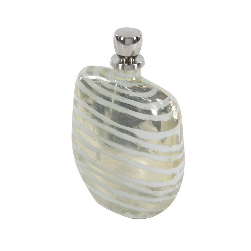 Banach Glass Decorative Bottle, 15"75 H x 11"35 W x 5"3 D