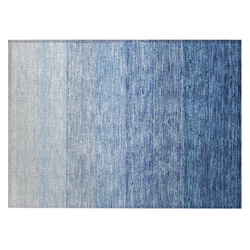  Machine Washable Indoor/Outdoor Kitchen Mat, Rectangle 1'8" x 2'6"