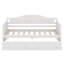 Structure de lit de jour simple avec 2 tiroirs de rangement, structure de canapé-lit, lit de jour en bois avec support à lattes de bois pour la chambre à coucher, le salon